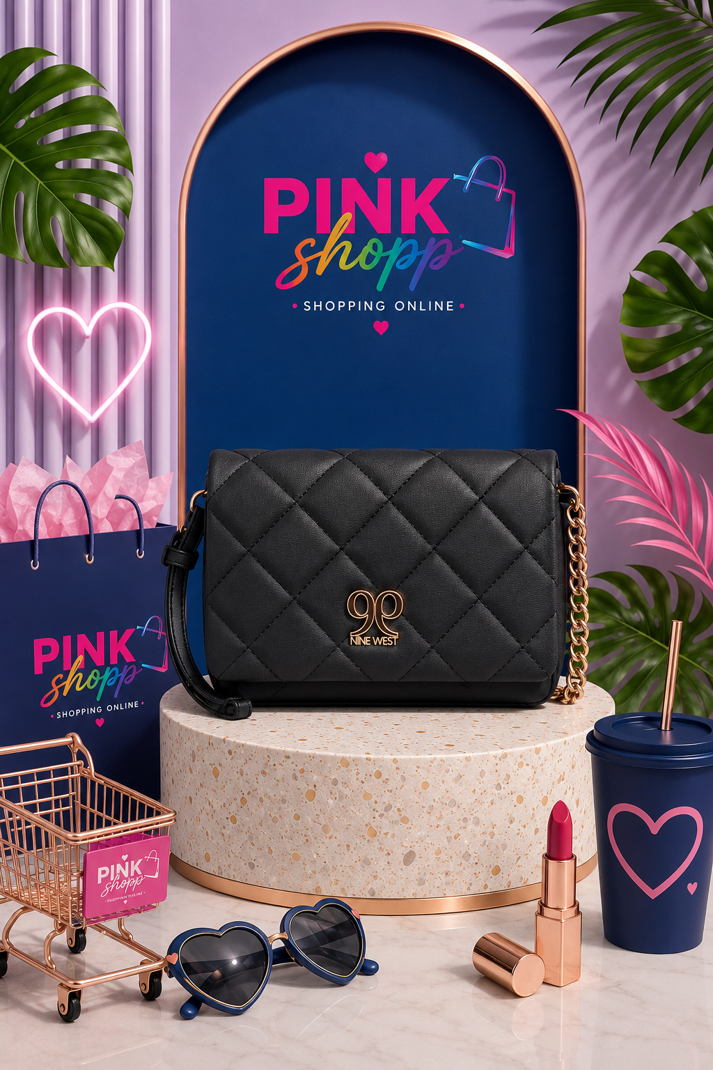 Nine West black gold
